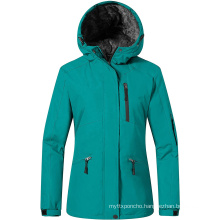 Women's Parka Hooded Snow Ski Jacket Winter Coat Outdoor Insulated Fleece Rain Jacket